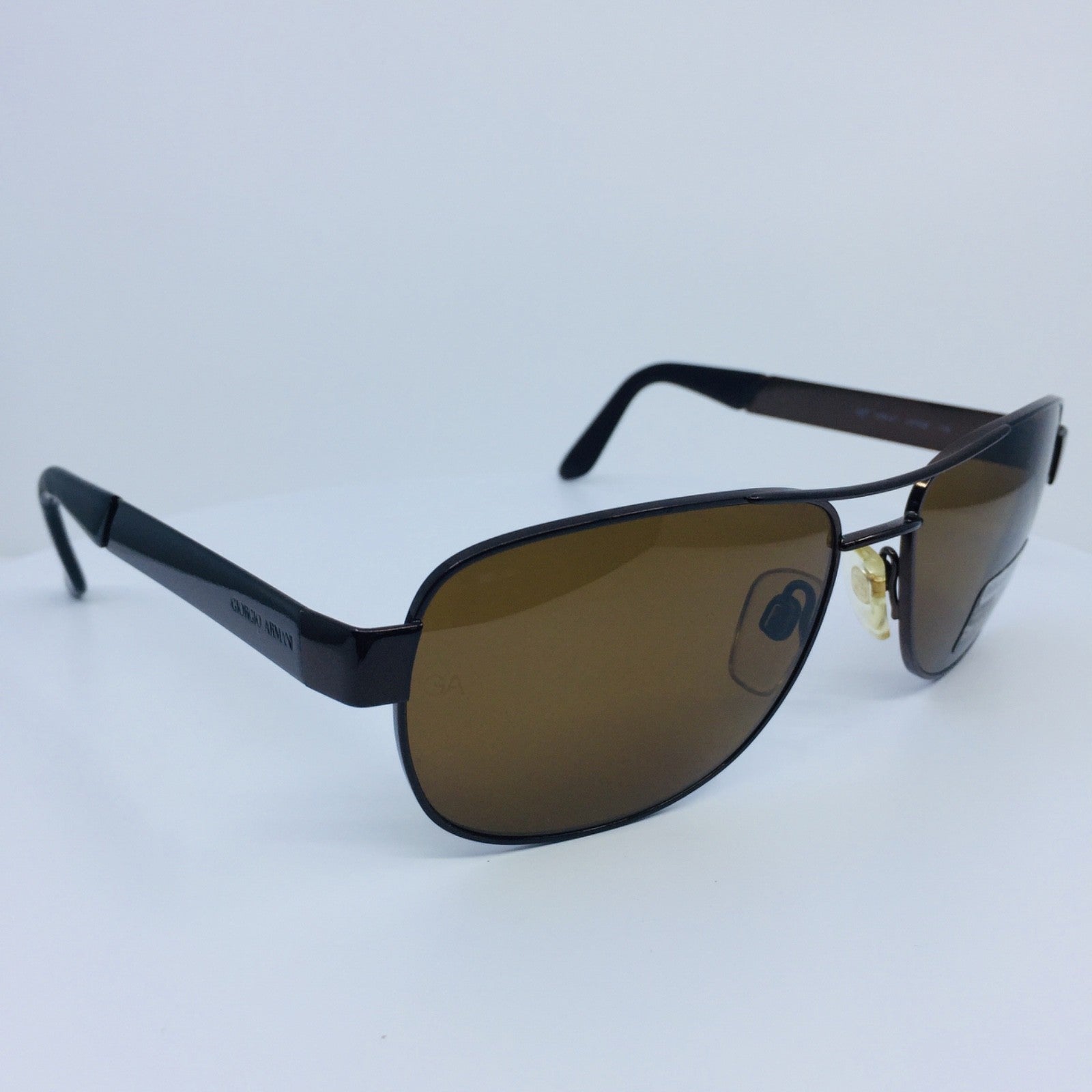 Vintage Giorgio Armani GA 667 Brown Sunglasses - Super Vision Optical