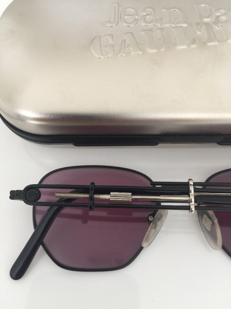 Vintage Jean Paul Gaultier JPG 55-4174 Silver Sunglasses - Super Vision Optical