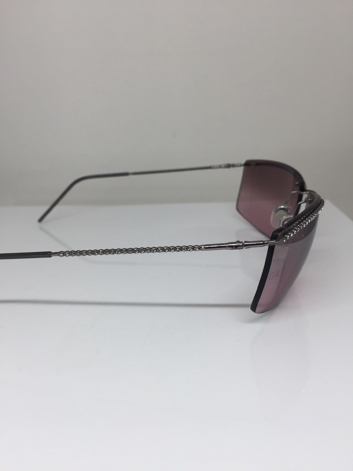 Vintage Giorgio Armani GA 1537-B Gunmetal Sunglasses - Super Vision Optical