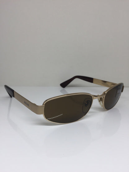 Vintage Persol Moschino M. 3063-S Gold Sunglasses - Super Vision Optical
