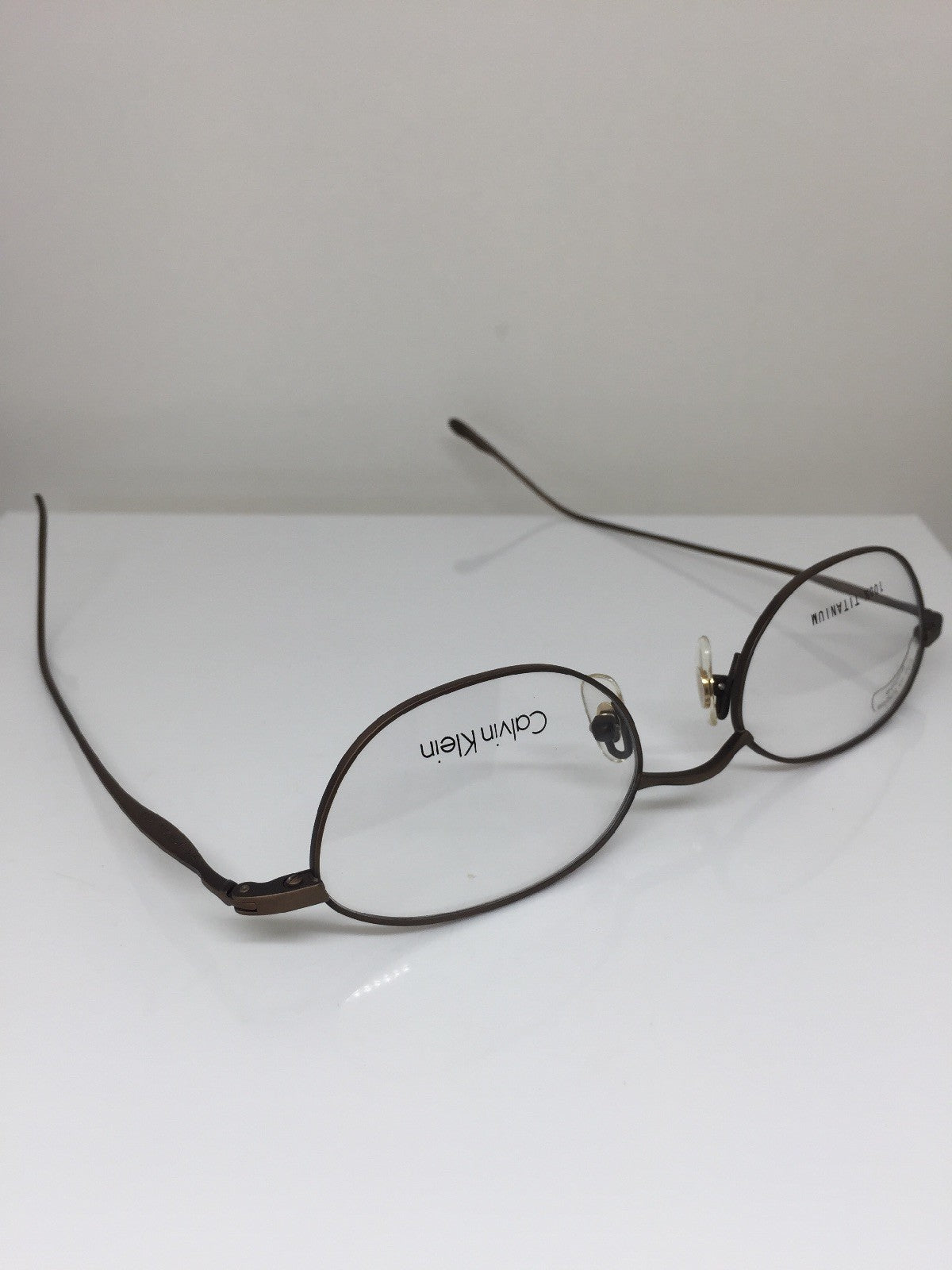 Vintage Calvin Klein CK 510 Brown Eyeglasses - Super Vision Optical