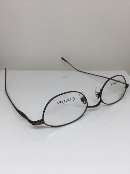 Vintage Calvin Klein CK 510 Brown Eyeglasses - Super Vision Optical