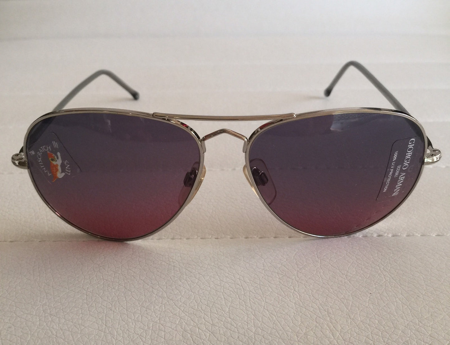 Vintage Giorgio Armani GA 615 S Silver Sunglasses - Super Vision Optical
