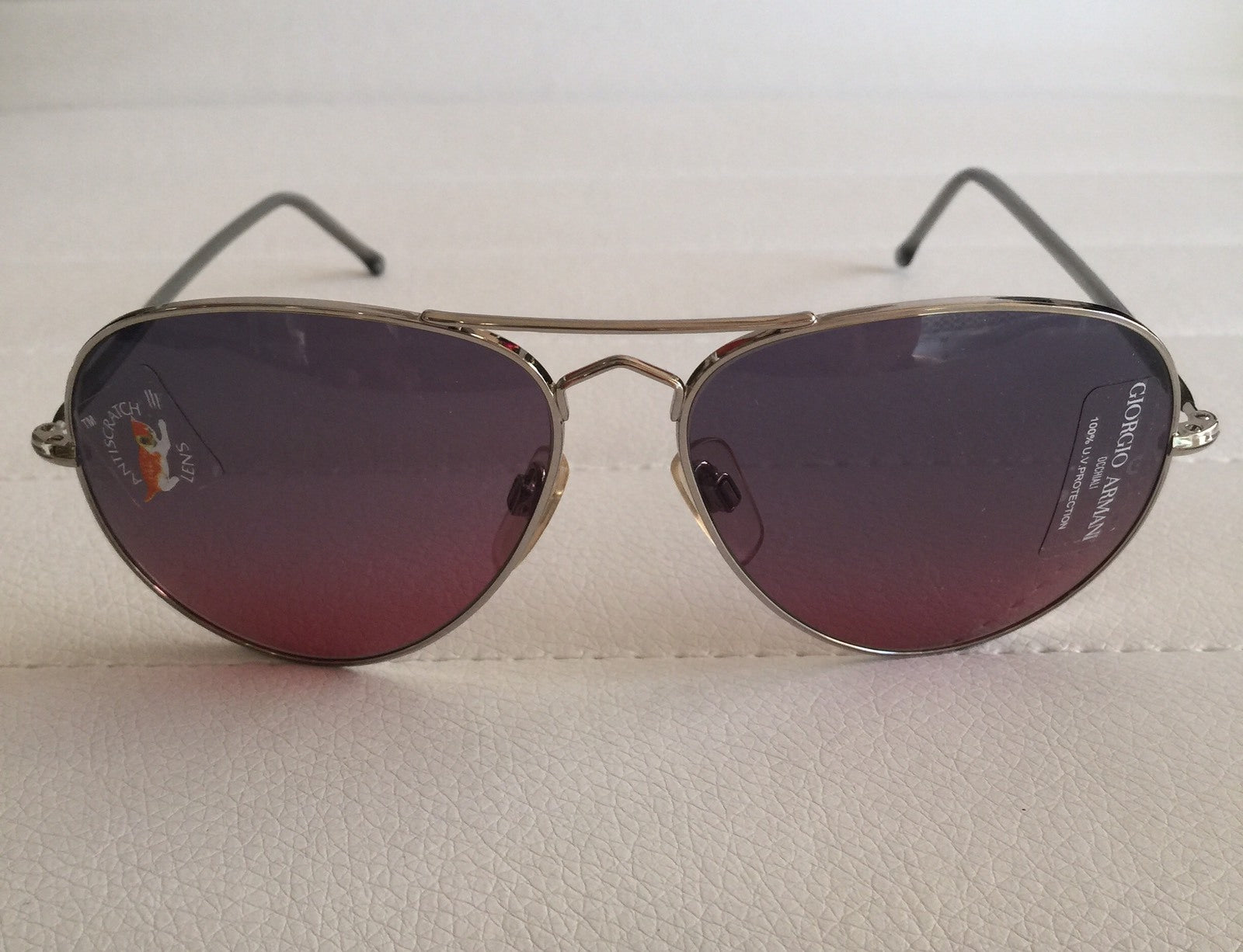 Vintage Giorgio Armani GA 615 S Silver Sunglasses - Super Vision Optical