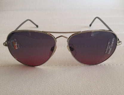 Vintage Giorgio Armani GA 615 S Silver Sunglasses - Super Vision Optical