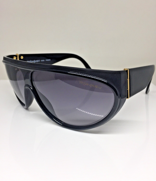 Vintage Saint Laurent 8761-2 Y 59 Black Sunglasses - Super Vision Optical