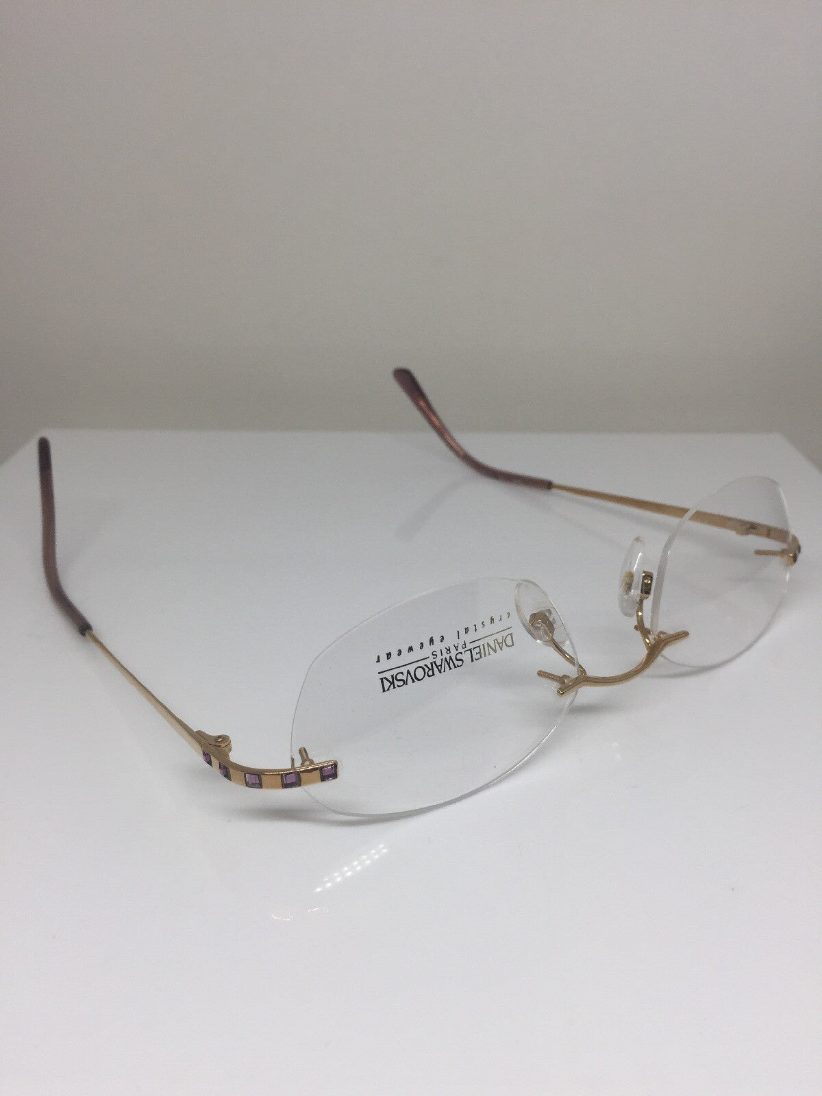 Vintage Daniel Swarovski S 036 Gold Eyeglasses - Super Vision Optical