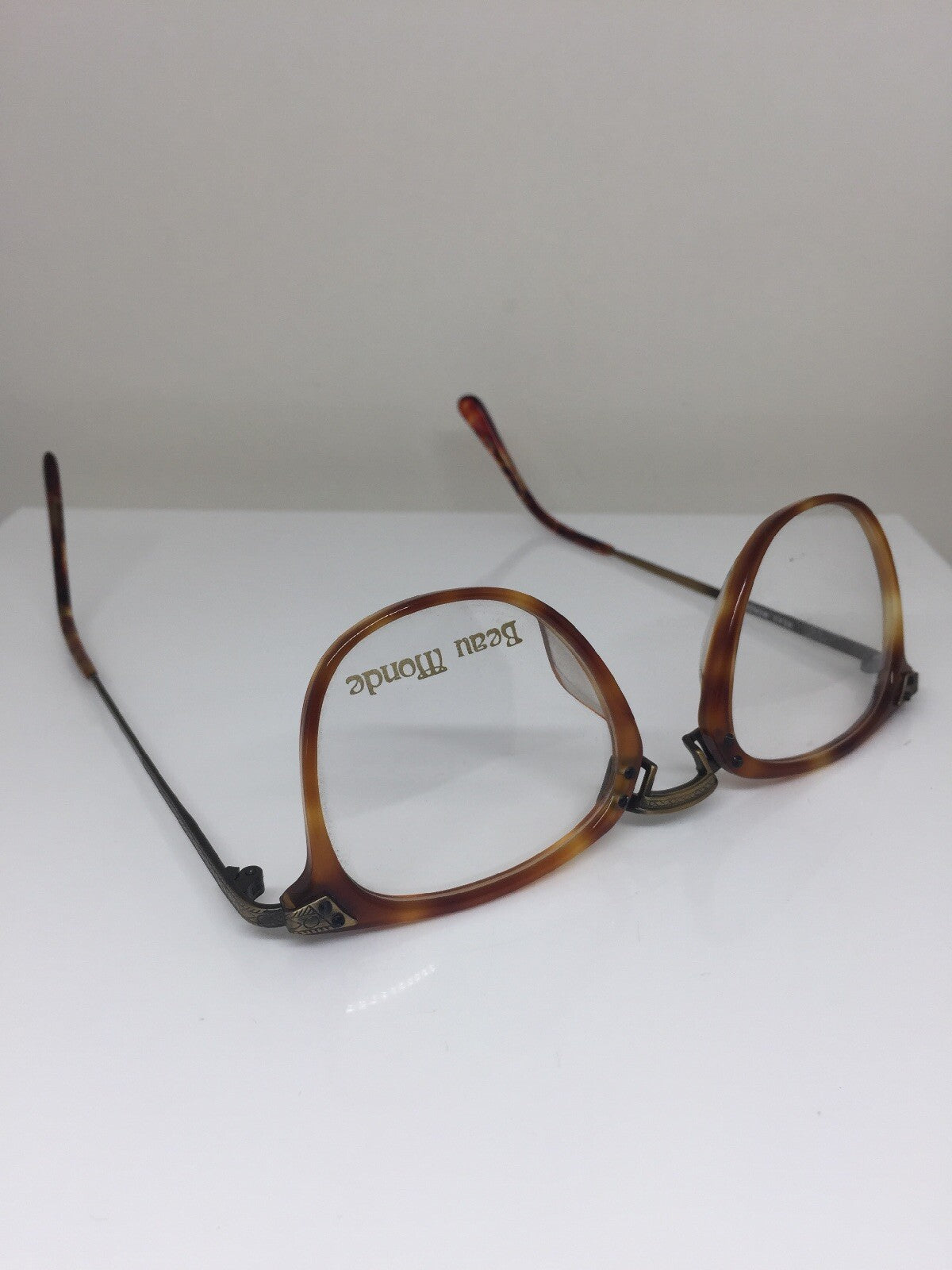 Vintage Beau Monde Collection Berry Tortoise Eyeglasses - Super Vision Optical