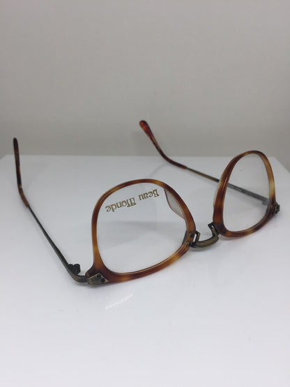 Vintage Beau Monde Collection Berry Tortoise Eyeglasses - Super Vision Optical