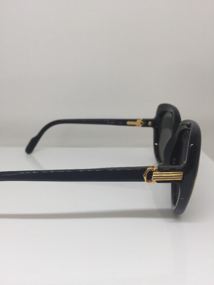 Vintage Cartier Conquete Black Sunglasses - Super Vision Optical