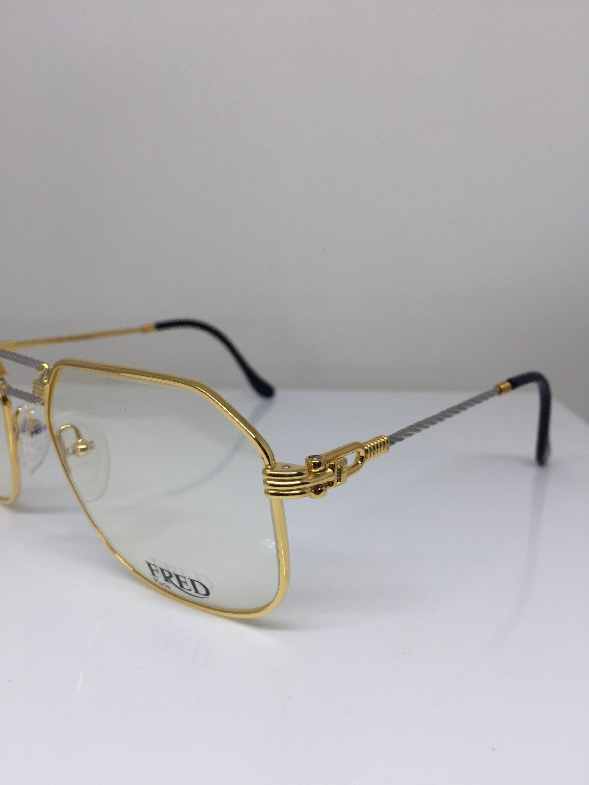 Vintage Fred Lunettes Cap Horn Gold Eyeglasses - Super Vision Optical