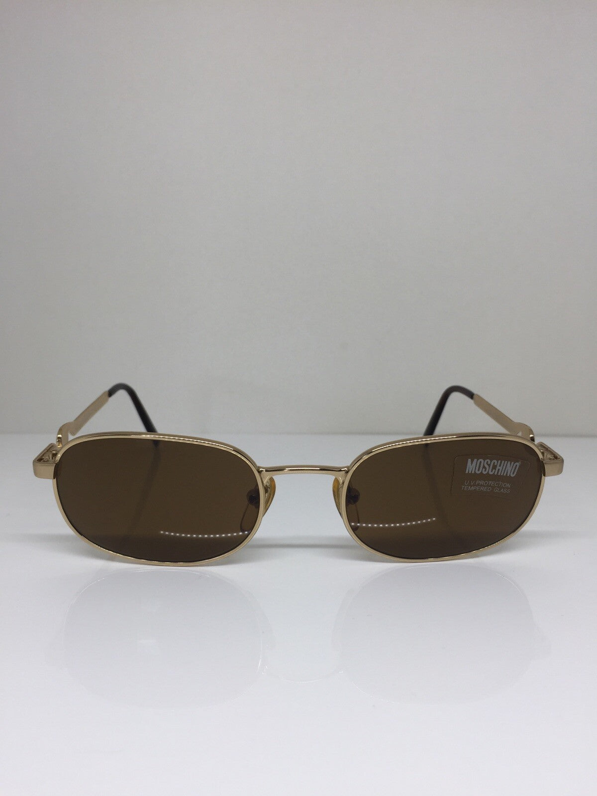 Vintage Moschino By Persol M. 3023-S Gold Sunglasses - Super Vision Optical