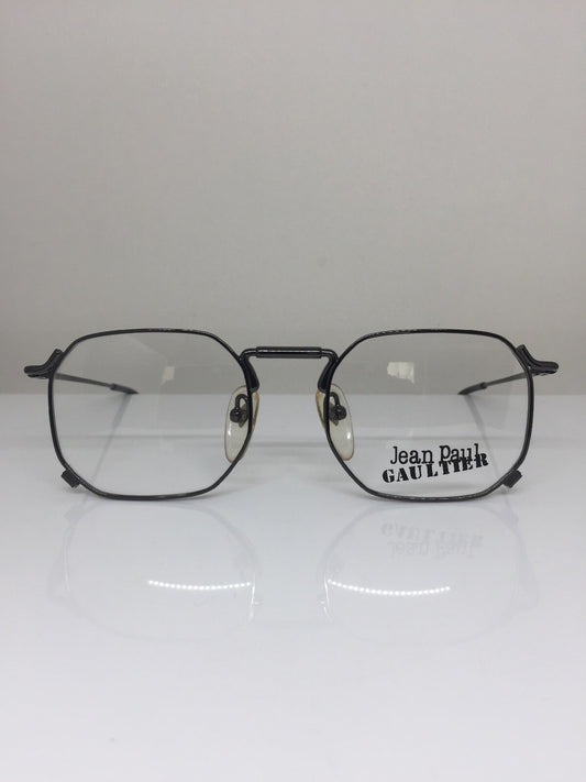 Vintage Jean Paul Gaultier JPG 55-8175 Gunmetal Sunglasses - Super Vision Optical