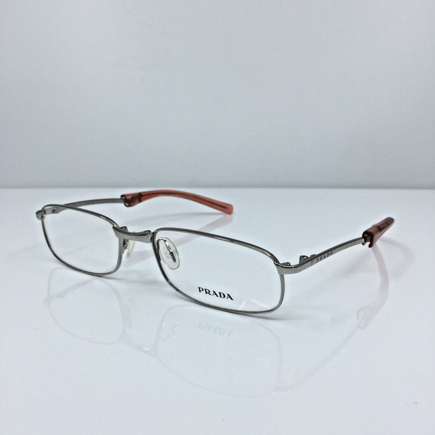 Vintage Prada VPR 75C Silver Eyeglasses - Super Vision Optical