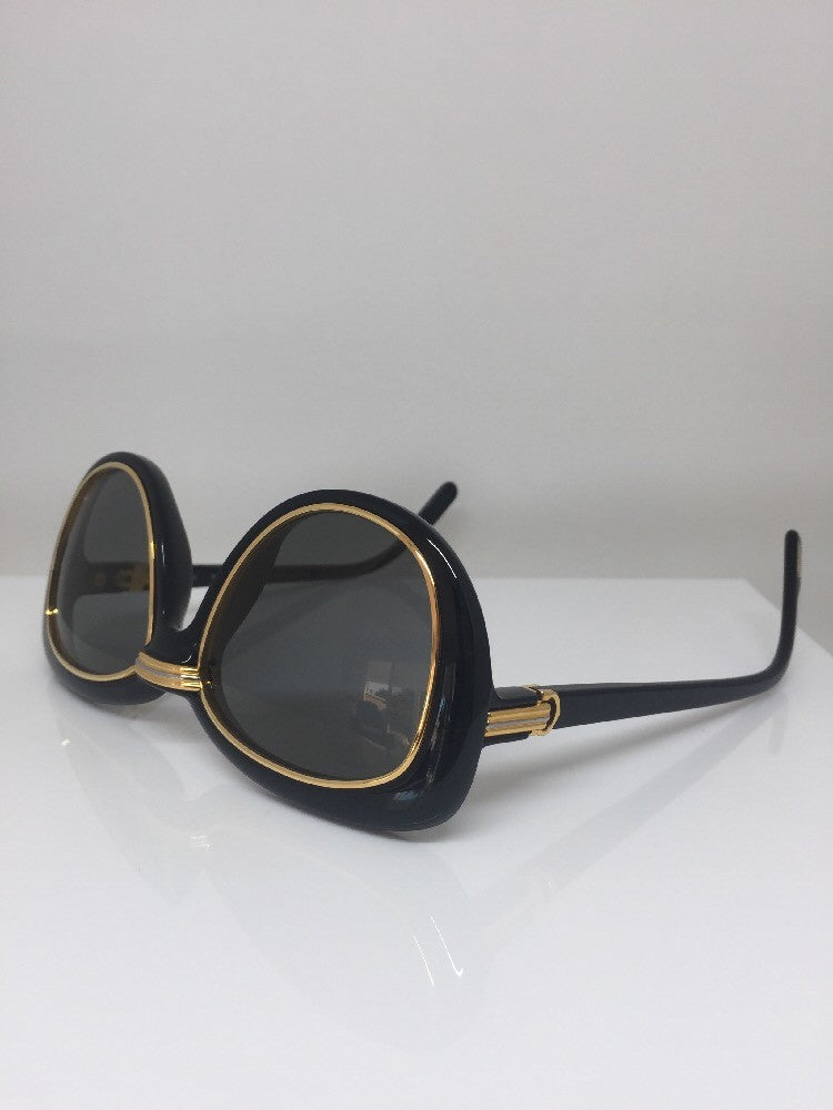 Vintage Cartier Conquete Black Sunglasses - Super Vision Optical