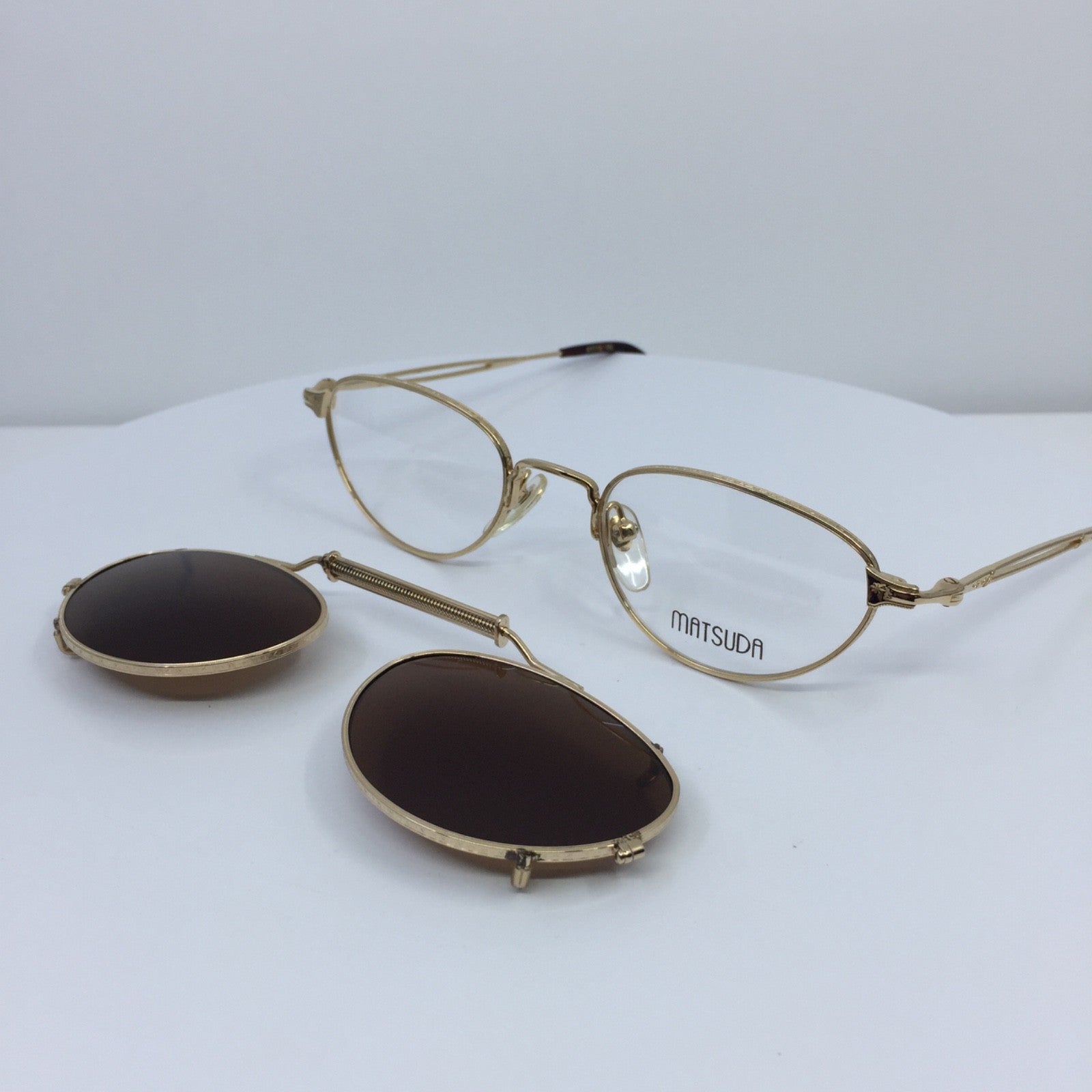 Vintage Matsuda 2877 Gold Eyeglasses - Super Vision Optical