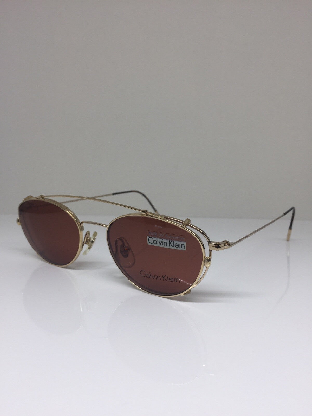 Vintage Calvin Klein CK 323 Gold Sunglasses - Super Vision Optical