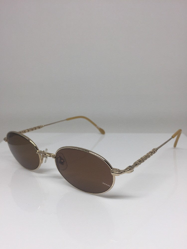 Vintage Jean Paul Gaultier JPG 55-0022 Gold Sunglasses - Super Vision Optical