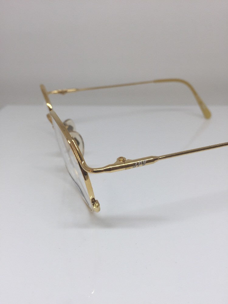 Vintage Jean Paul Gaultier JPG 55-2176 Gold Sunglasses - Super Vision Optical