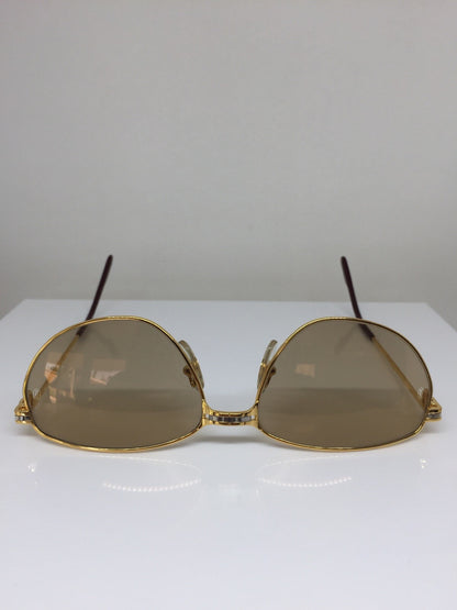 Vintage Cartier Panthere Windsor Gold Sunglasses - Super Vision Optical