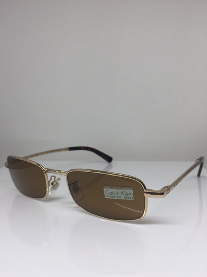 Vintage Calvin Klein CK 158-S Gold Sunglasses - Super Vision Optical