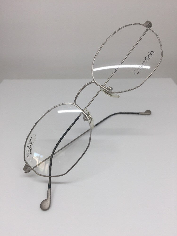 Vintage Calvin Klein CK 138 Silver Sunglasses - Super Vision Optical