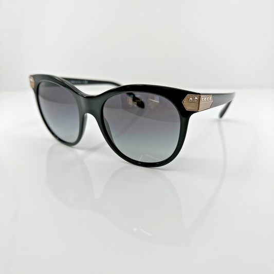 Vintage Bvlgari Bulgari 8185-B Black Sunglasses - Super Vision Optical
