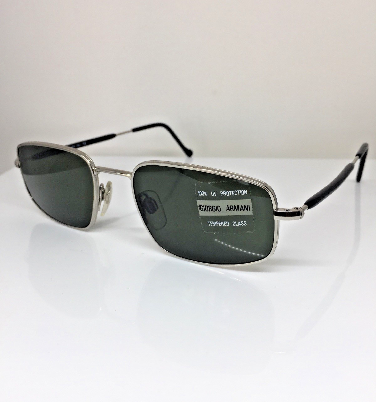 Vintage Giorgio Armani GA 637 Silver Sunglasses - Super Vision Optical