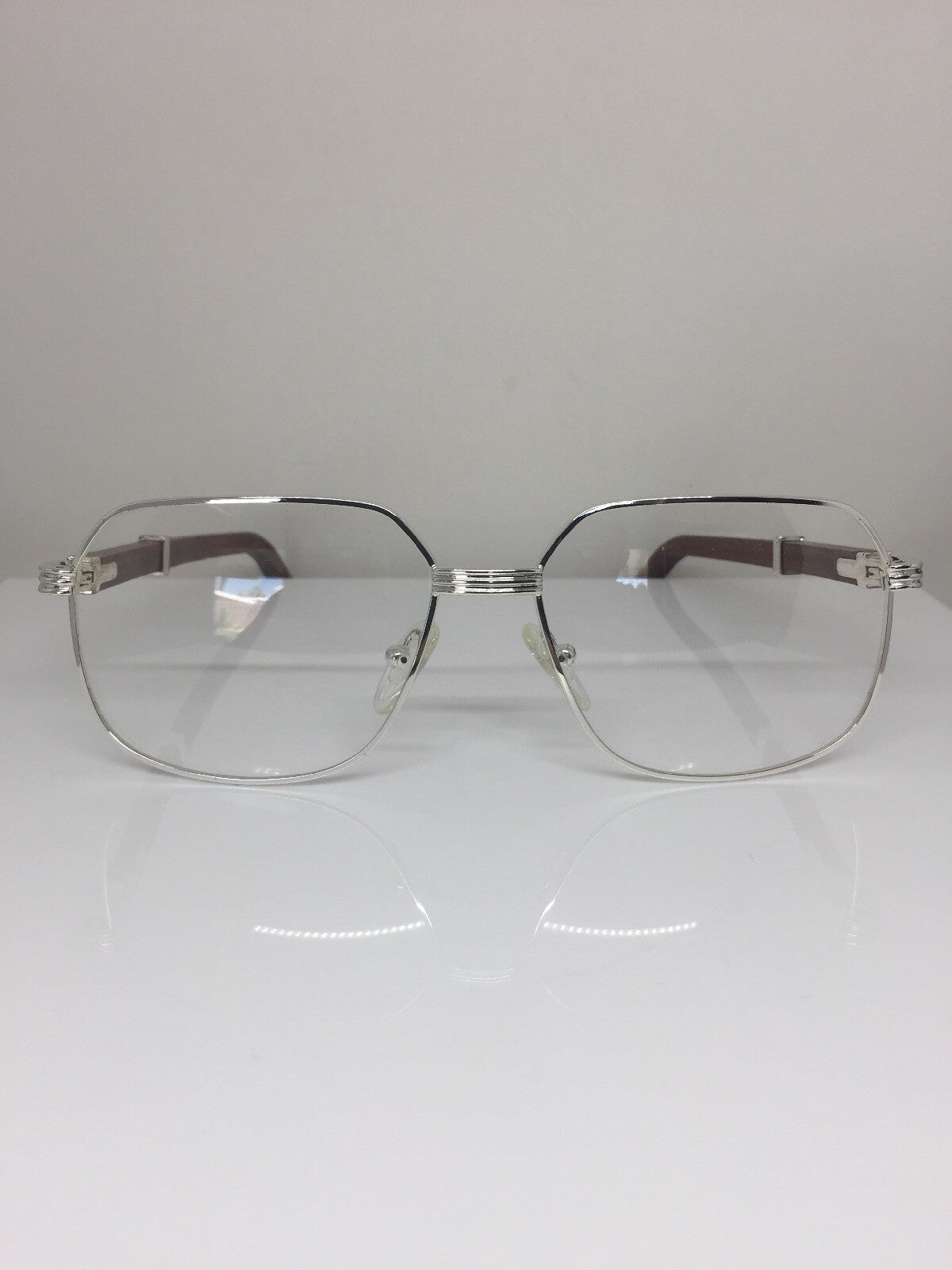 Vintage Kashab by Seagull Kashab 04 Silver Eyeglasses - Super Vision Optical