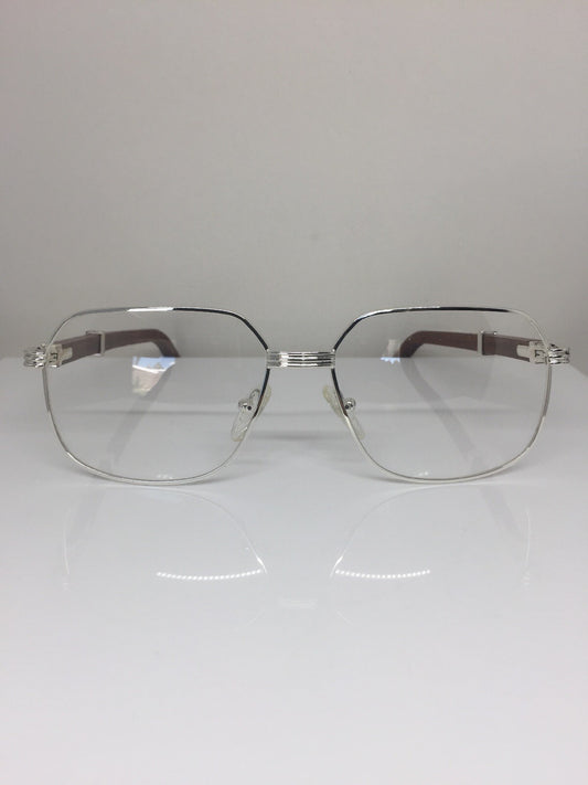 Vintage Kashab by Seagull Kashab 04 Silver Eyeglasses - Super Vision Optical