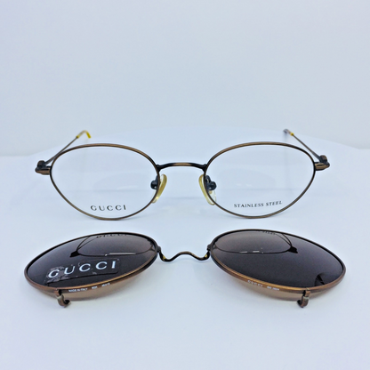 Vintage Gucci GG 2624 Brown Eyeglasses - Super Vision Optical