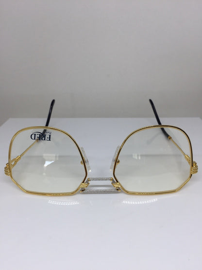 Vintage Fred Lunettes Cap Horn Gold Eyeglasses - Super Vision Optical