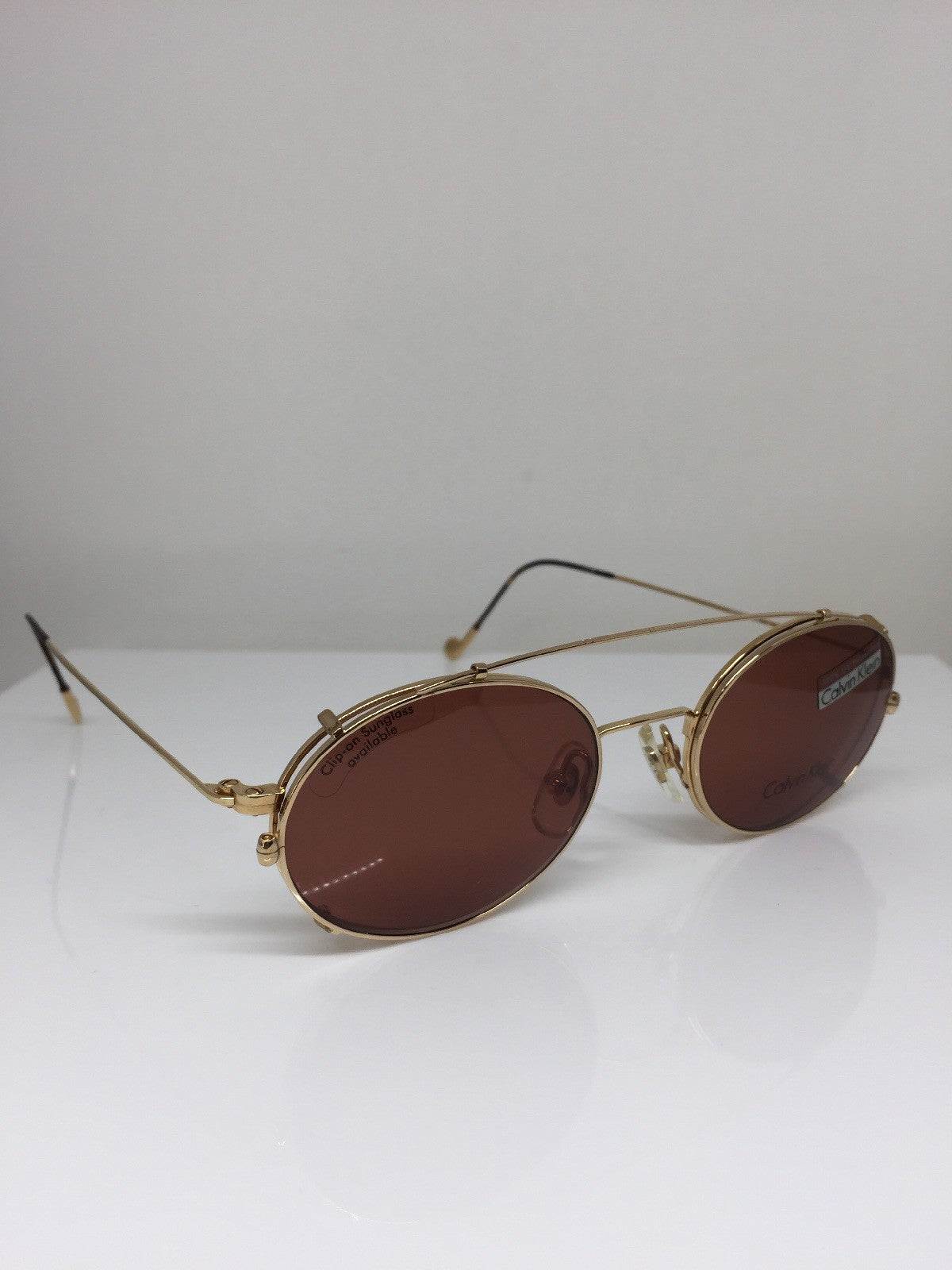 Vintage Calvin Klein CK 115 Gold Sunglasses - Super Vision Optical