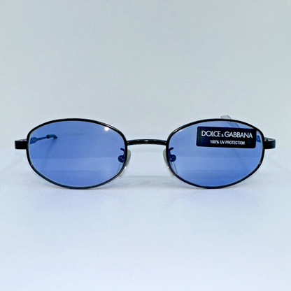 Vintage Dolce & Gabbana DG 107 Gunmetal Sunglasses - Super Vision Optical