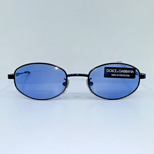 Vintage Dolce & Gabbana DG 107 Gunmetal Sunglasses - Super Vision Optical