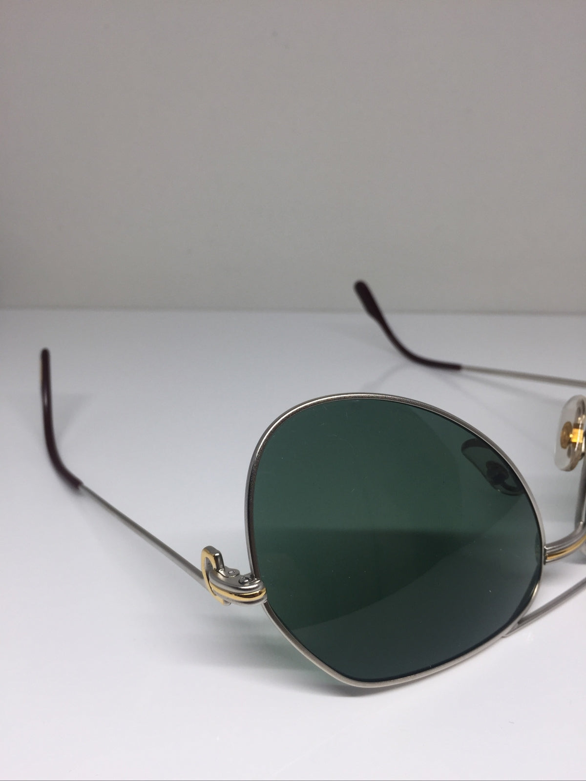 Vintage Cartier Aviator Gold Sunglasses - Super Vision Optical