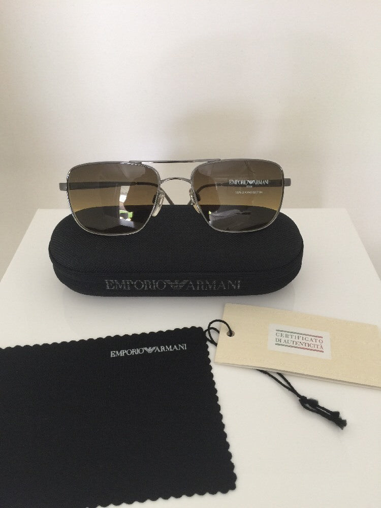 Vintage Emporio Armani EA 159-S Gunmetal Sunglasses - Super Vision Optical