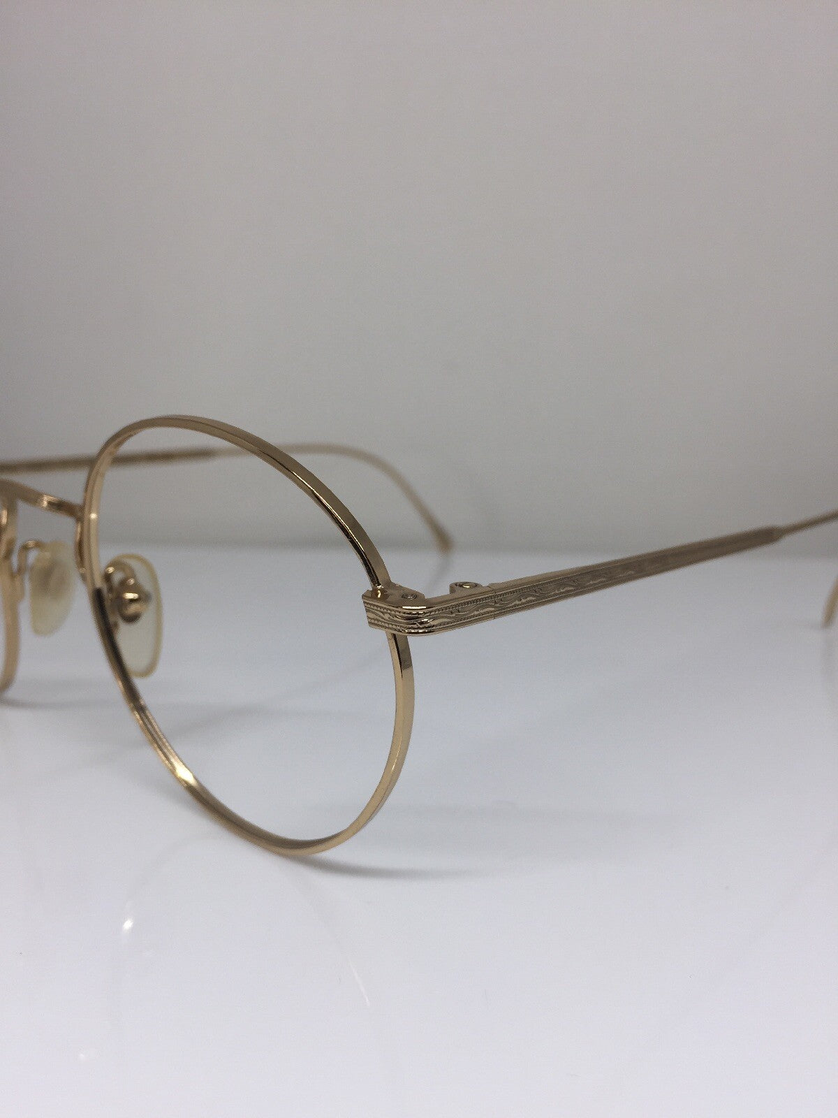 Vintage Ralph Lauren Polo Classic IX By Ralph Lauren Gold Sunglasses - Super Vision Optical