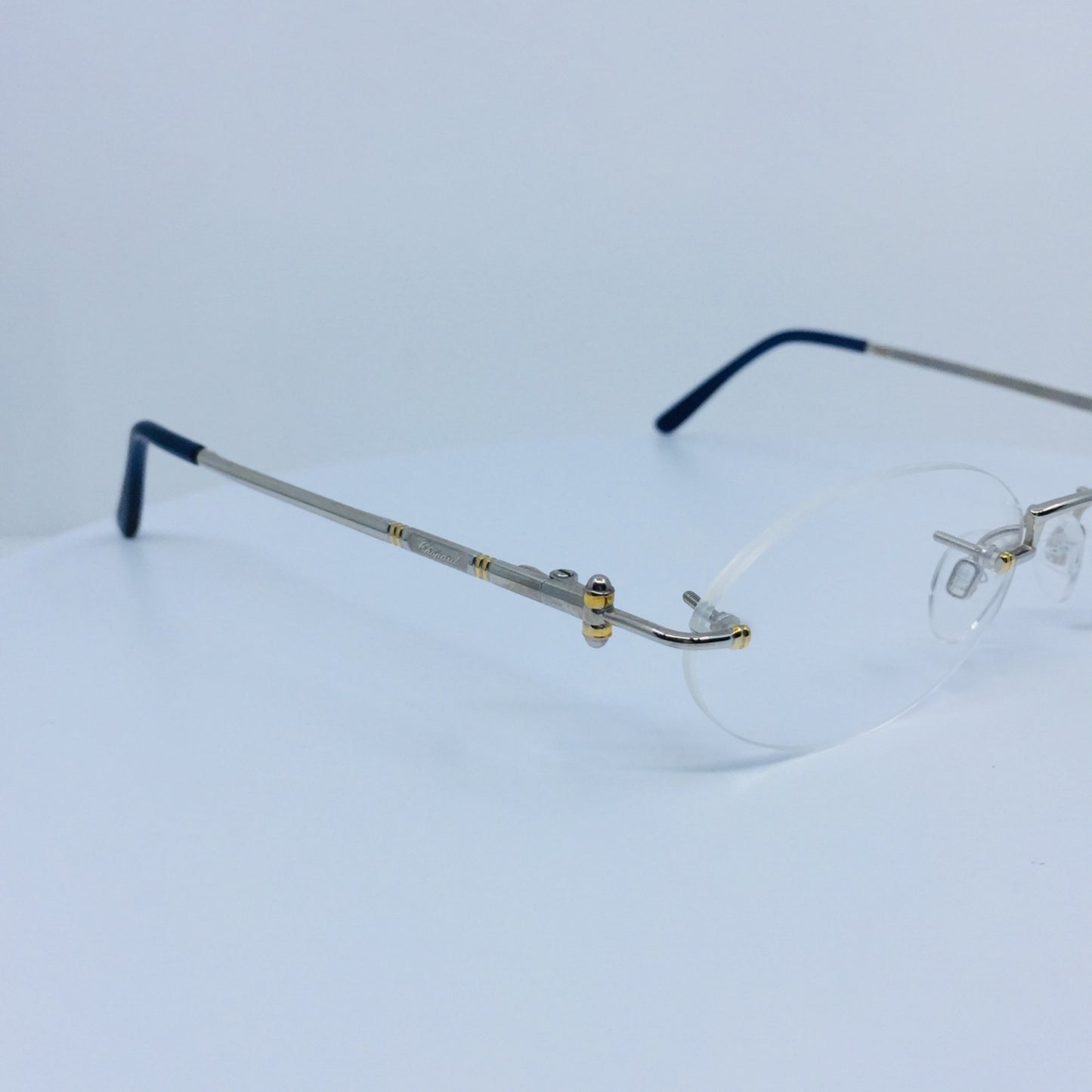 Vintage Chopard CHOPARD M. C 046 Silver Eyeglasses - Super Vision Optical