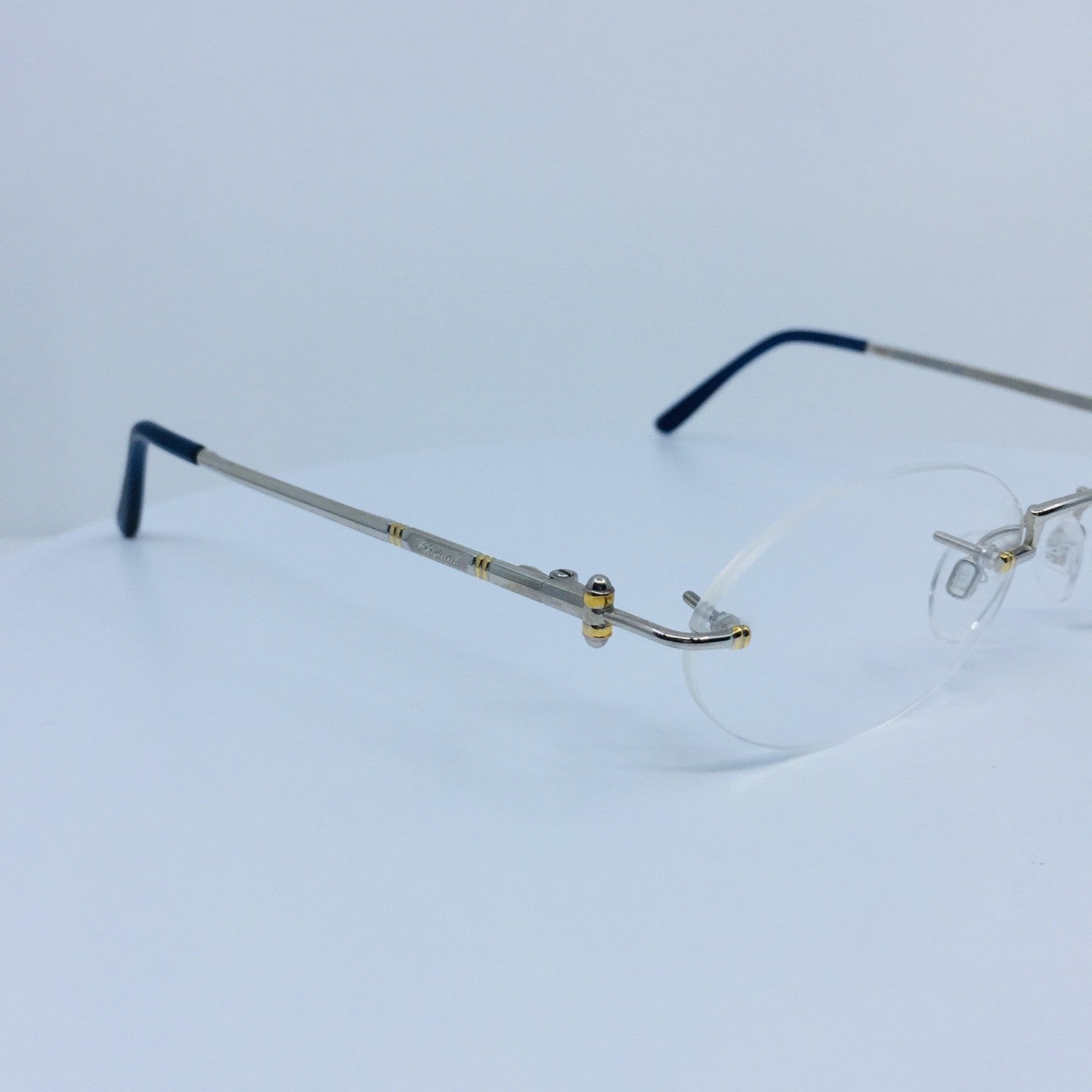 Vintage Chopard CHOPARD M. C 046 Silver Eyeglasses - Super Vision Optical