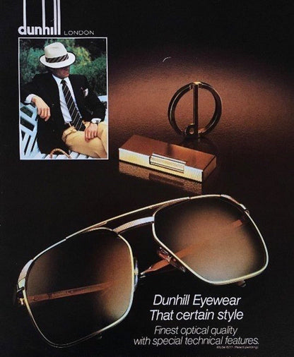 Vintage Dunhill 6011 Gold Sunglasses - Super Vision Optical