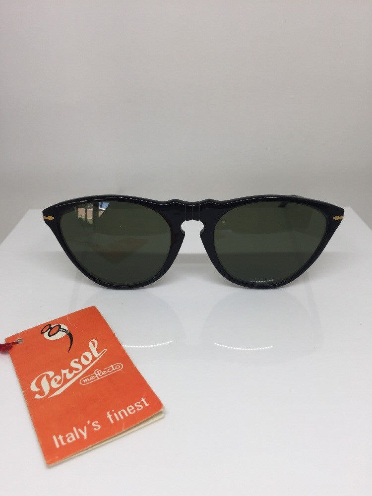 Vintage Persol PERSOL 201 Black Sunglasses - Super Vision Optical