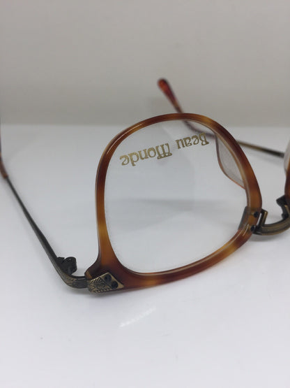 Vintage Beau Monde Collection Berry Tortoise Eyeglasses - Super Vision Optical