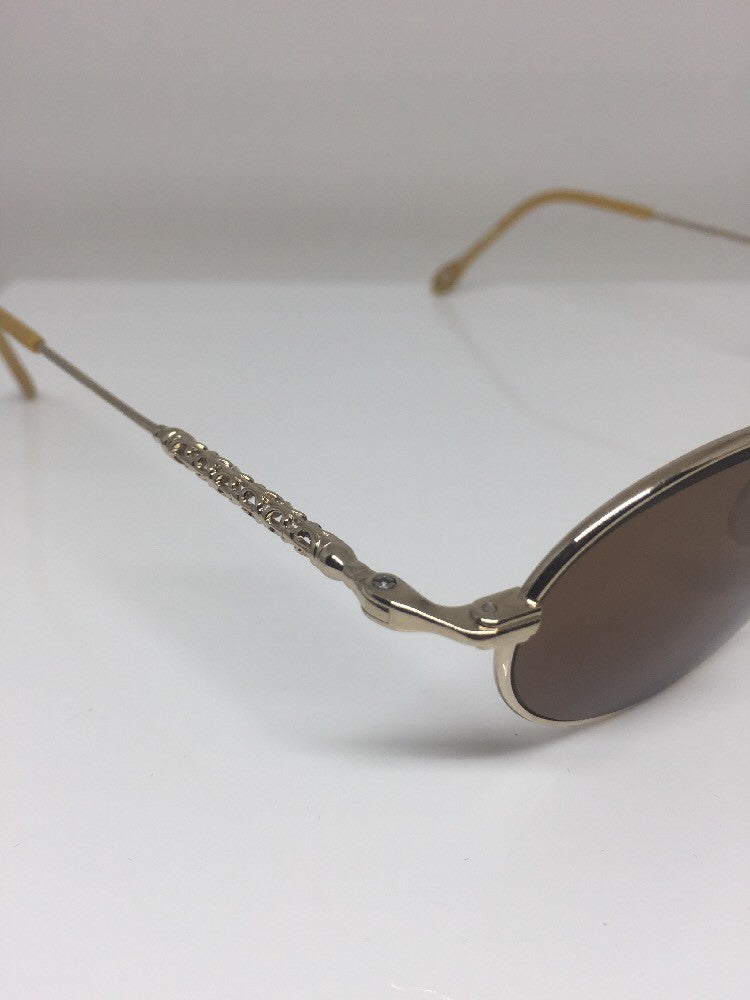Vintage Jean Paul Gaultier JPG 55-0022 Gold Sunglasses - Super Vision Optical