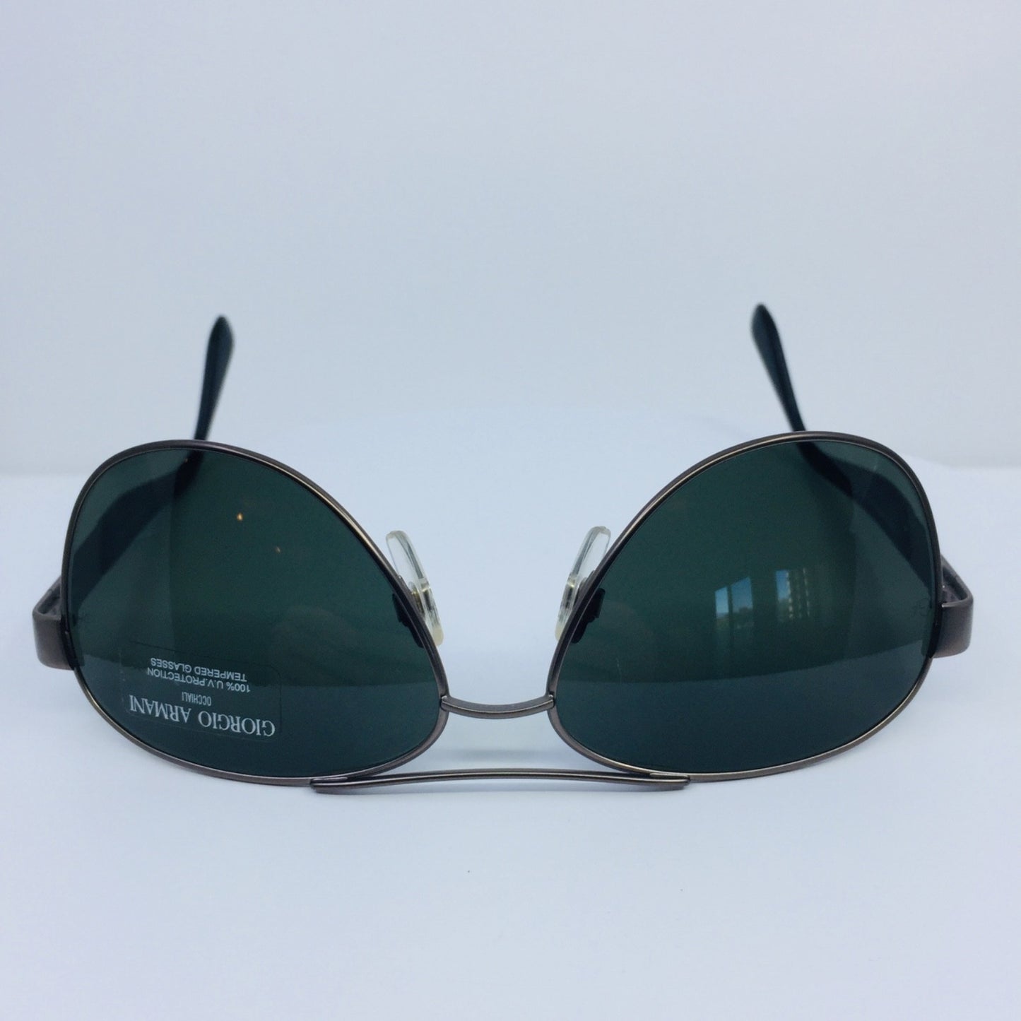 Vintage Giorgio Armani GA 674 Silver Sunglasses - Super Vision Optical