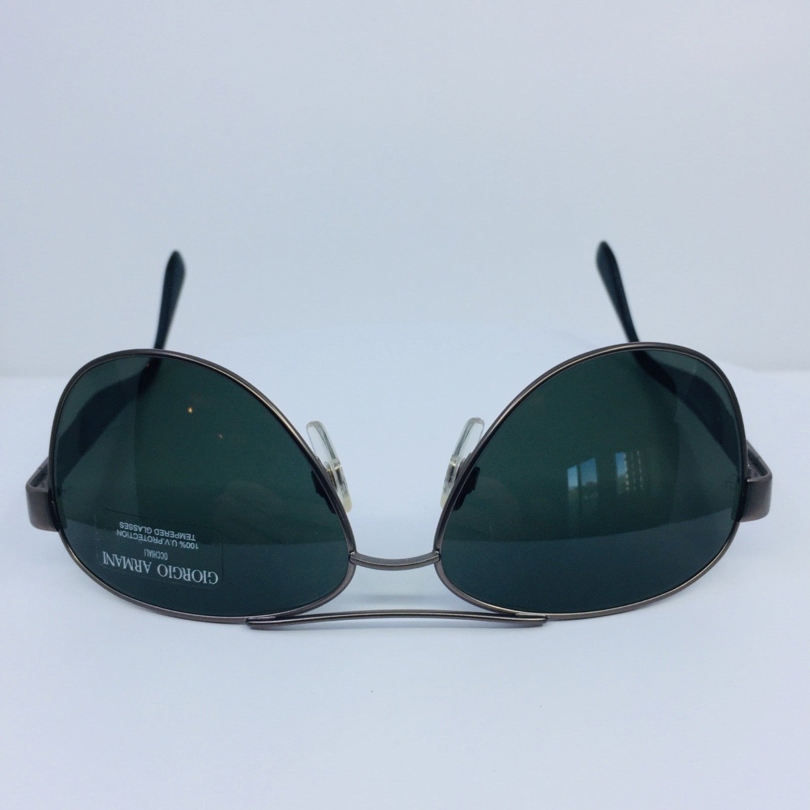 Vintage Giorgio Armani GA 674 Silver Sunglasses - Super Vision Optical