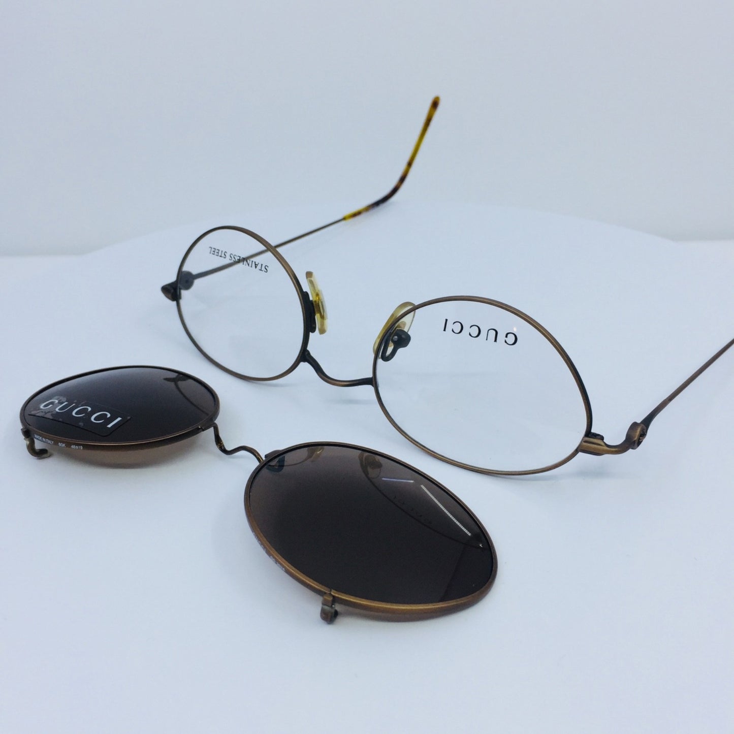 Vintage Gucci GG 2624 Brown Eyeglasses - Super Vision Optical
