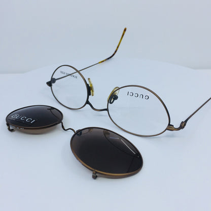 Vintage Gucci GG 2624 Brown Eyeglasses - Super Vision Optical