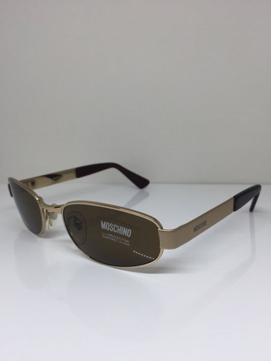 Vintage Persol Moschino M. 3063-S Gold Sunglasses - Super Vision Optical