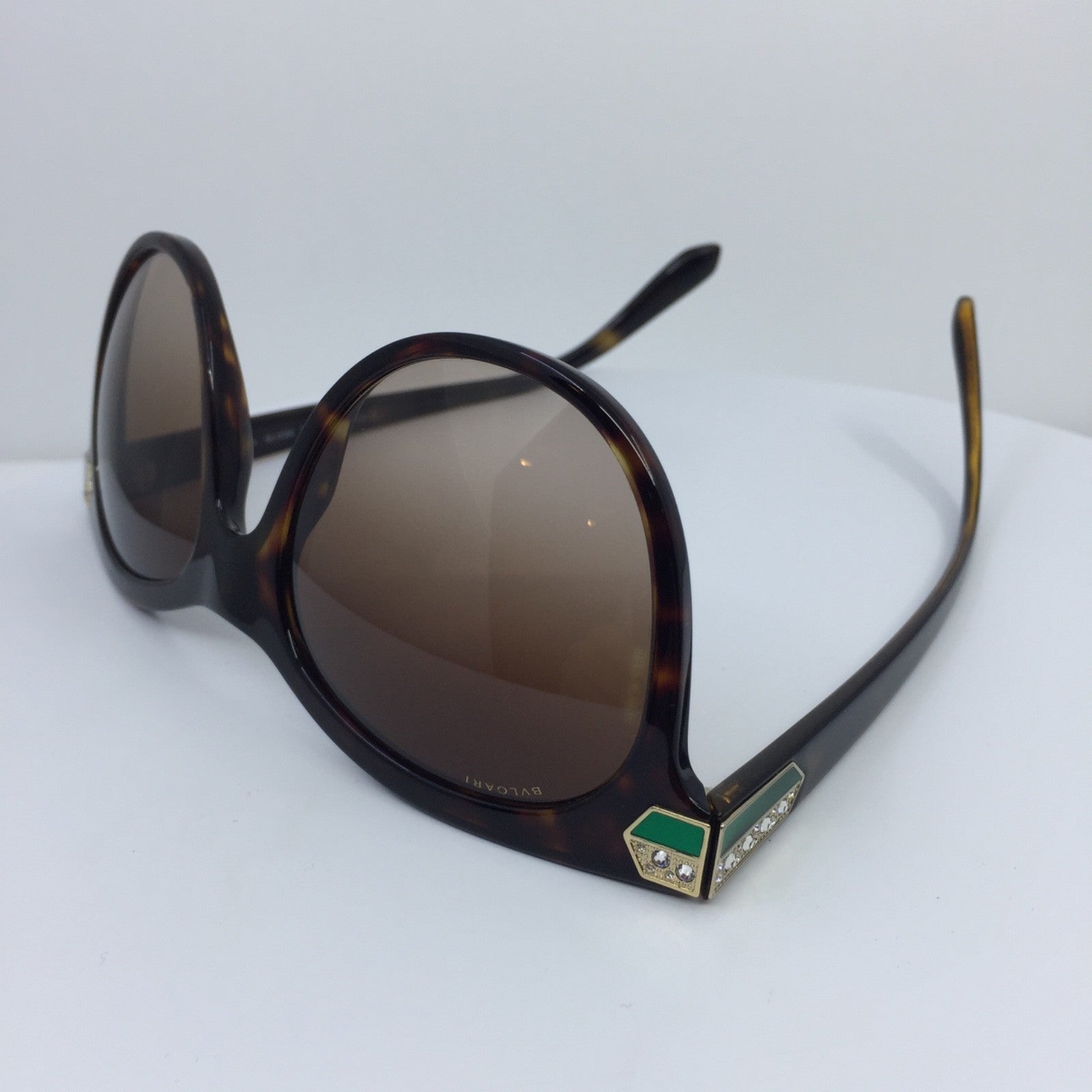 Vintage Bvlgari Bulgari 8185-B Tortoise Sunglasses - Super Vision Optical